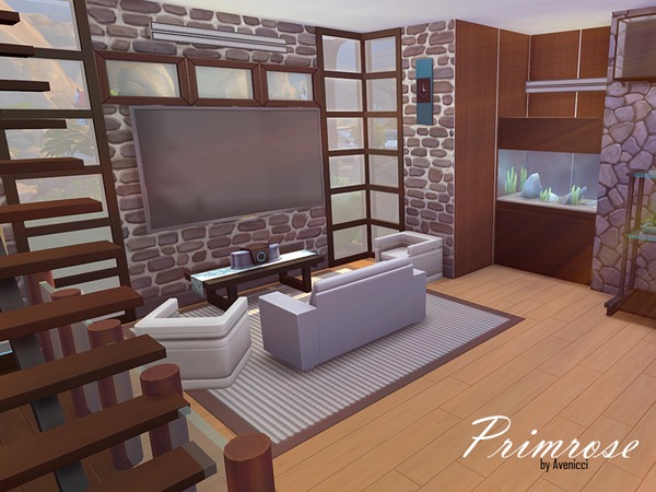 Sims 4 Primrose house by AvenicciX at TSR