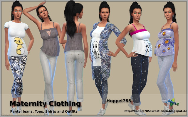 Sims 4 Maternity Clothing at Hoppel785