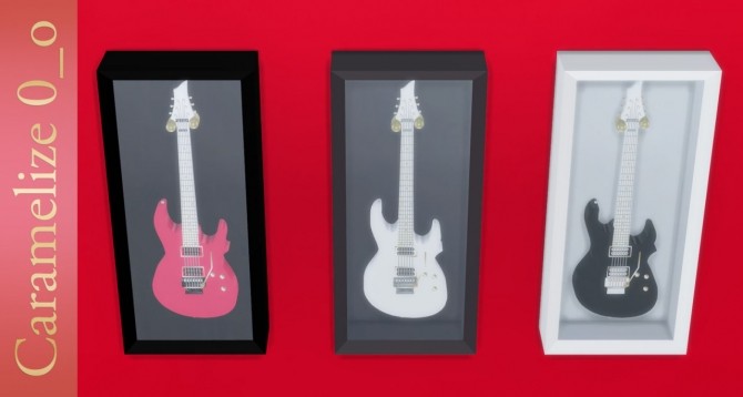 Sims 4 Electric Guitar Display Case at Caramelize