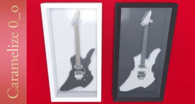 Electric Guitar Display Case at Caramelize » Sims 4 Updates