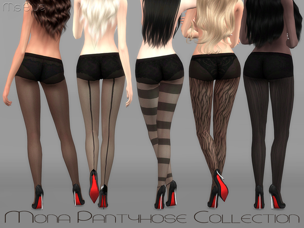 Sims 4 Mona Pantyhose Collection by Ms Blue at TSR