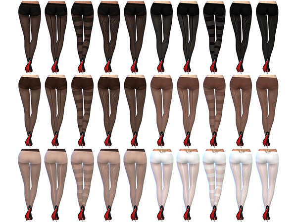 Sims 4 Mona Pantyhose Collection by Ms Blue at TSR