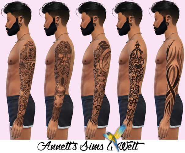 Arm Tattoos For Men At Annett’s Sims 4 Welt » Sims 4 Updates