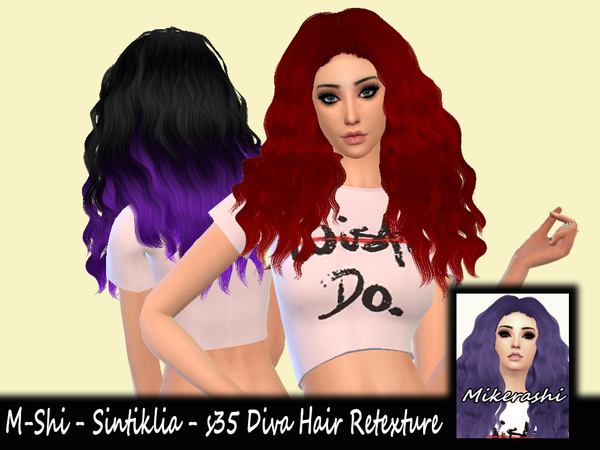 Sims 4 M Shi Sintiklia s35 Diva Hair Retexture at TSR