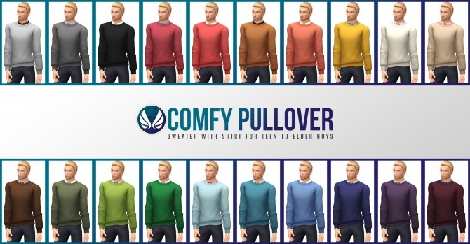 Sims 4 Comfy Pullover Sweater at Simsational Designs