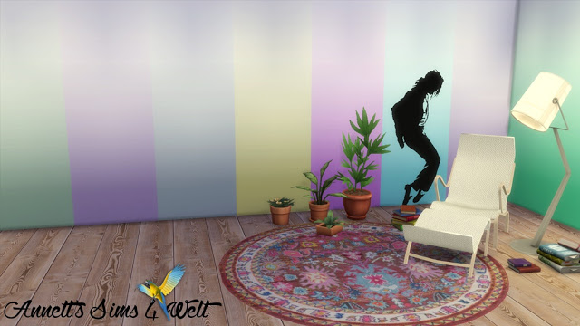 Sims 4 Colorful Wallpapers at Annett’s Sims 4 Welt