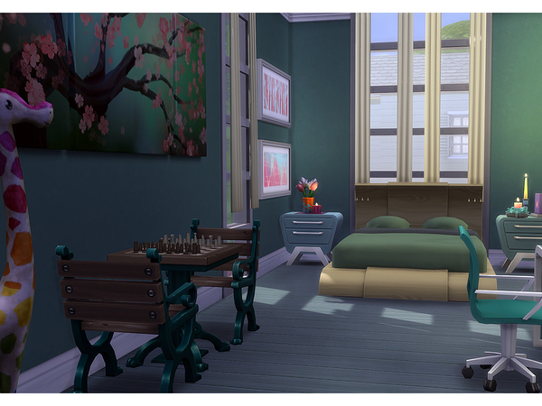 Sims 4 Circa house by Degera at TSR
