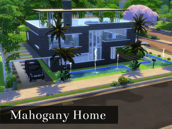 Sims 4 Mahogany Home by johnDu at TSR