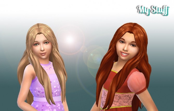 Sims 4 Enchanted Hair for Girls at My Stuff
