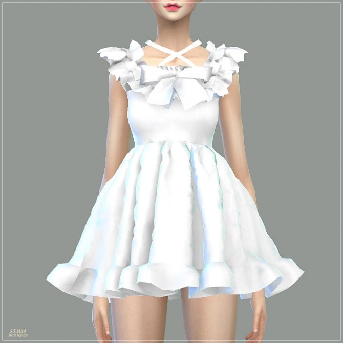 Sims 4 Pure Doll Dress at Marigold