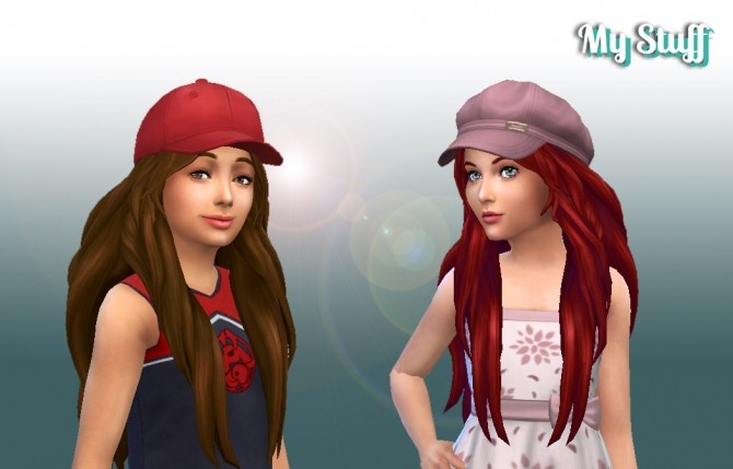 Sims 4 Enchanted Hair for Girls at My Stuff