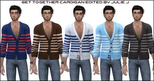Sims 4 GetTogether Male Cardigan Edited at Julietoon – Julie J