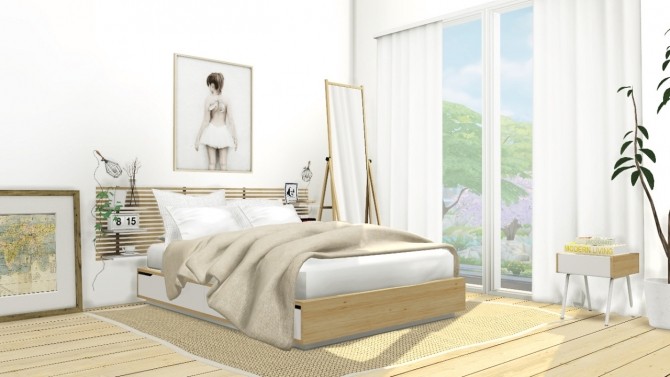 Sims 4 Mandal Bedroom Set at MXIMS