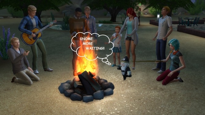 Sims 4 Campfire Faster Marshmallow Roasting by Lodakai at Mod The Sims