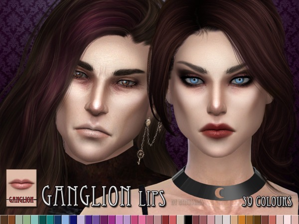 Sims 4 Ganglion Lips by RemusSirion at TSR