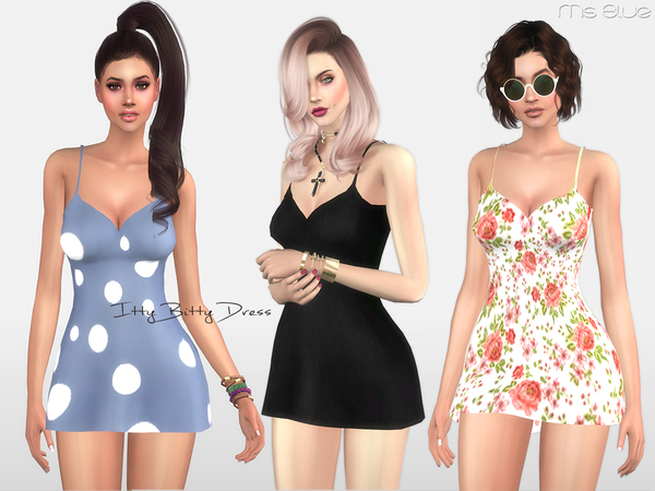Sims 4 Itty Bitty Dress by Ms Blue at TSR