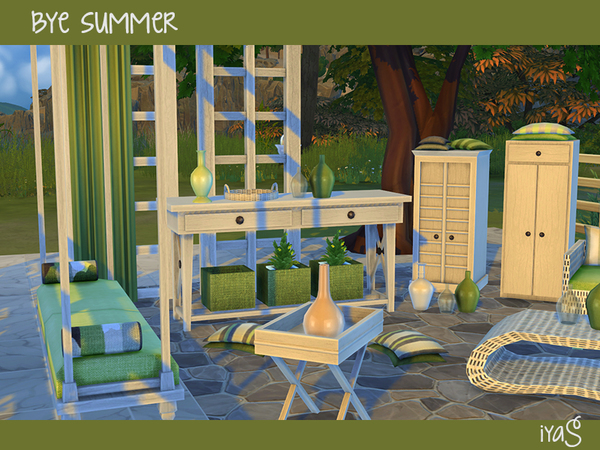 Sims 4 Bye Summer set by soloriya at TSR