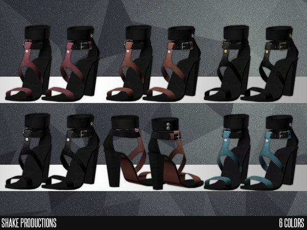 Sims 4 53 sandals by Shake Productions at TSR