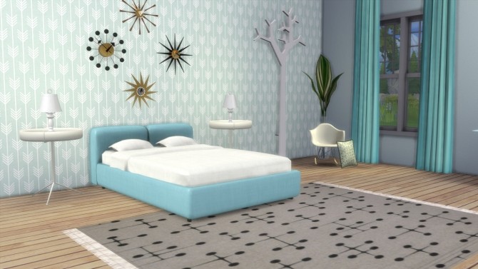 Sims 4 Superoblong Bed at Meinkatz Creations