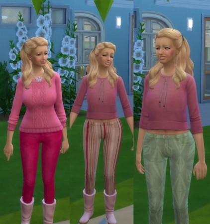 SP08 Skinny Jeggings by wendy35pearly at Mod The Sims » Sims 4 Updates