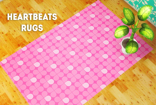 Sims 4 Heartbeats rugs at Lina Cherie