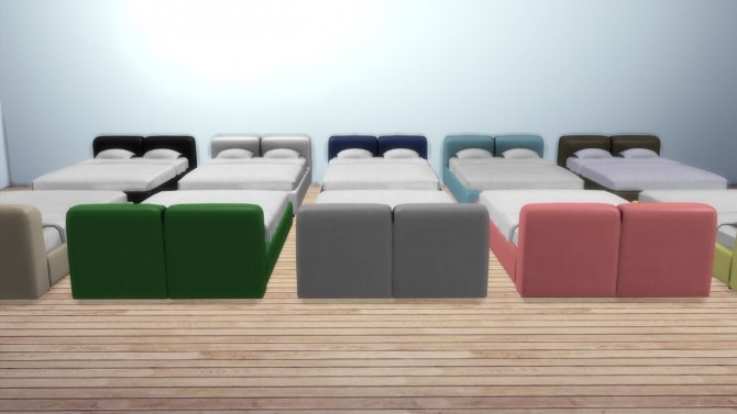 Sims 4 Superoblong Bed at Meinkatz Creations