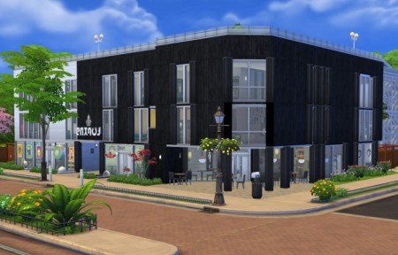 The Tech Hub Urban Apartments and Shops by porkypine at Mod The Sims