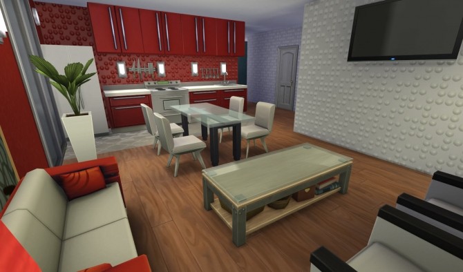 Sims 4 The Tech Hub Urban Apartments and Shops by porkypine at Mod The Sims