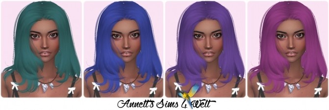 Sims 4 Anto Amanda Hair Recolors at Annett’s Sims 4 Welt