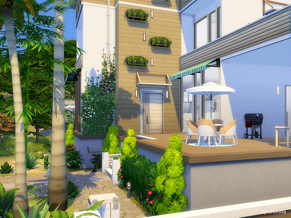 Sims 4 Beach Life house by Lhonna at TSR