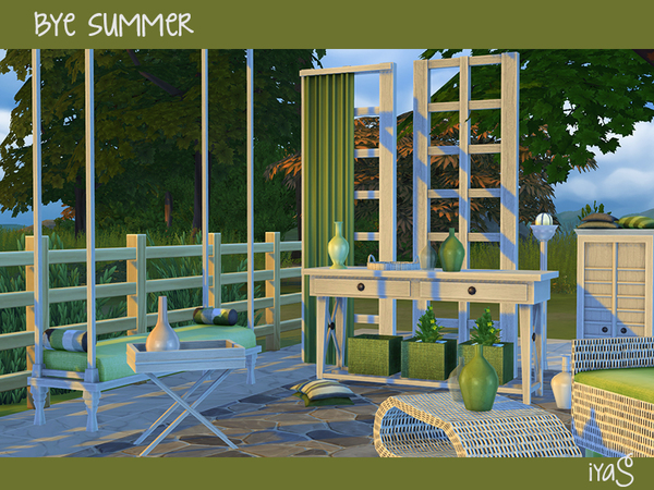 Sims 4 Bye Summer set by soloriya at TSR