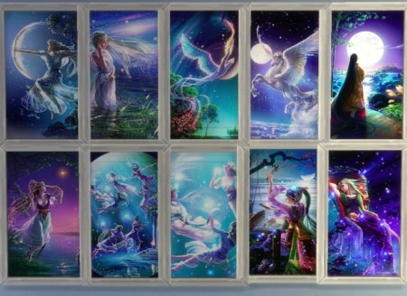 Kagaya`s Starry Tales paintings by Sauris at Mod The Sims