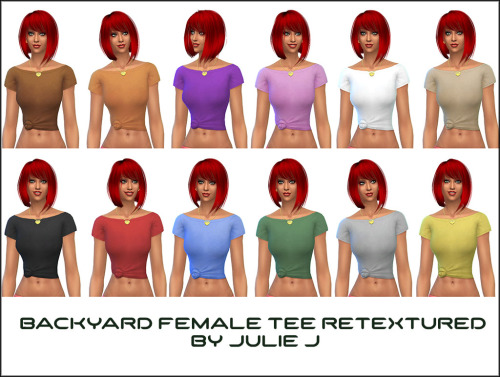 Sims 4 Backyard Tees Retextured at Julietoon – Julie J