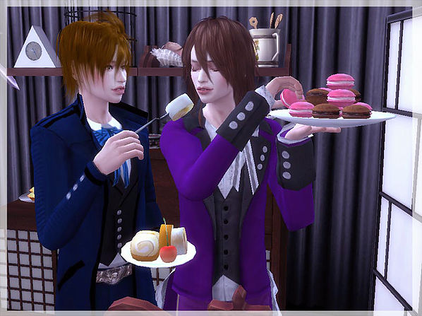 Sims 4 Macaron & Swiss Roll at A luckyday