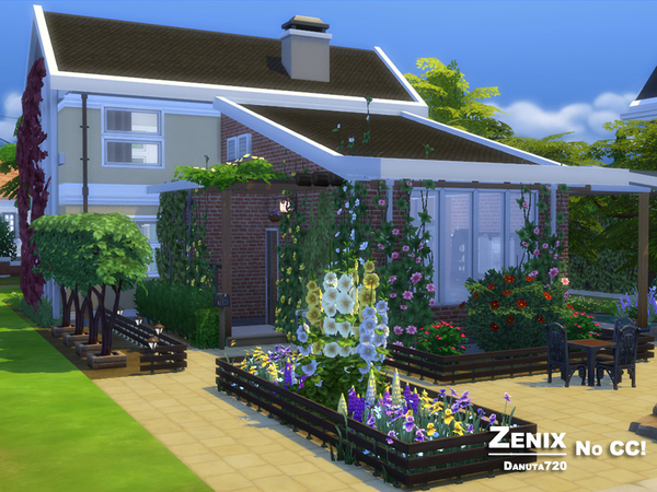 Sims 4 Zenix house by Danuta720 at TSR
