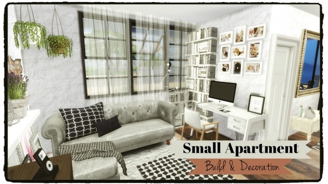 Sims 4 Small Apartment at Dinha Gamer