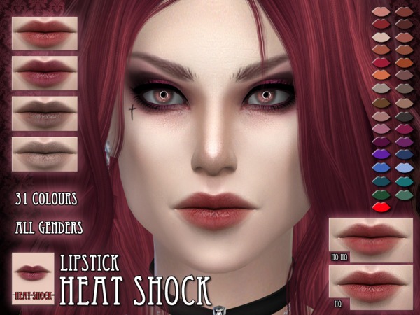 Sims 4 Heat Shock lips by RemusSirion at TSR