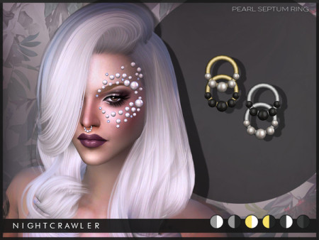 Pearl Septum Ring by Nightcrawler at TSR » Sims 4 Updates