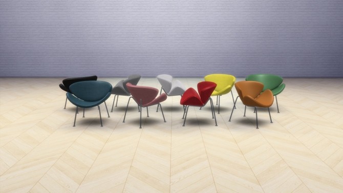 Sims 4 Orange Slice Chair at Meinkatz Creations