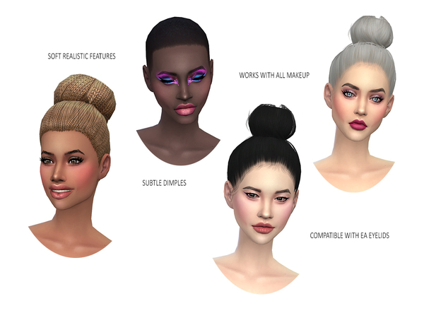 Sims 4 Abriana Skin by Ms Blue at TSR