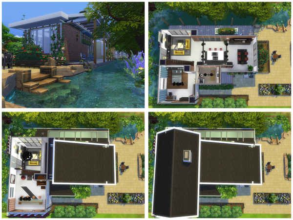 Sims 4 Zenix house by Danuta720 at TSR