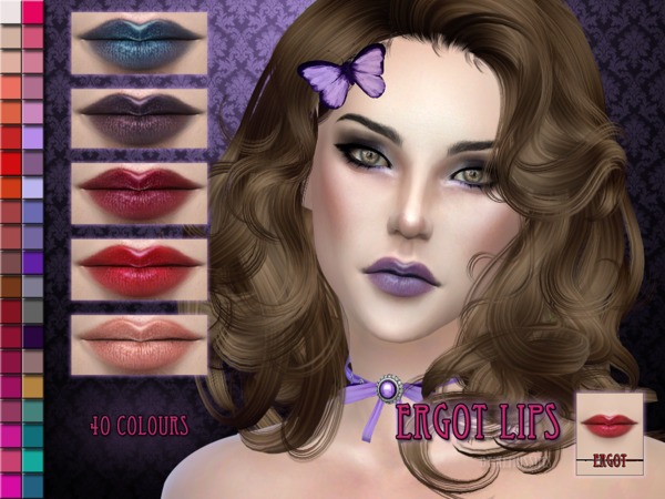 Sims 4 Ergot Lipstick by RemusSirion at TSR