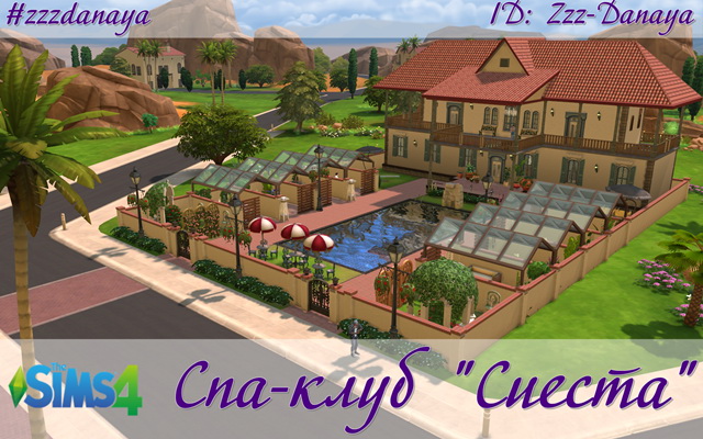 Sims 4 Siesta Spa club by Zzz Danaya at ihelensims