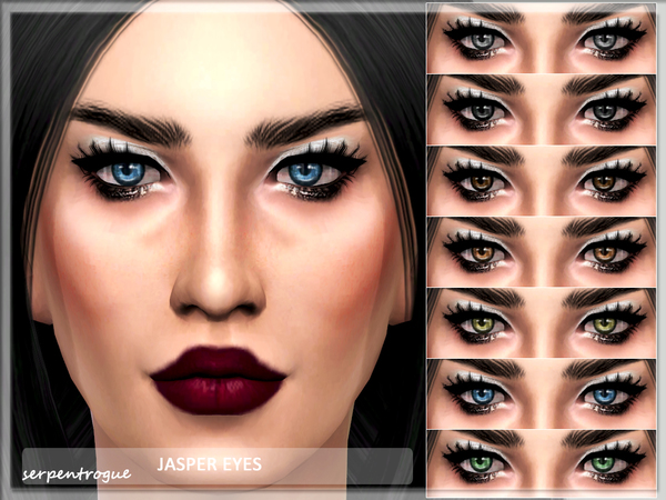 Sims 4 Jasper Eyes by Serpentrogue at TSR