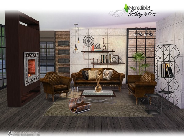 Sims 4 Nothing to fear living by SIMcredible at TSR