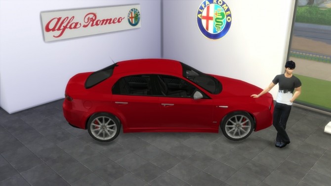 Sims 4 Alfa Romeo 159 Ti at LorySims