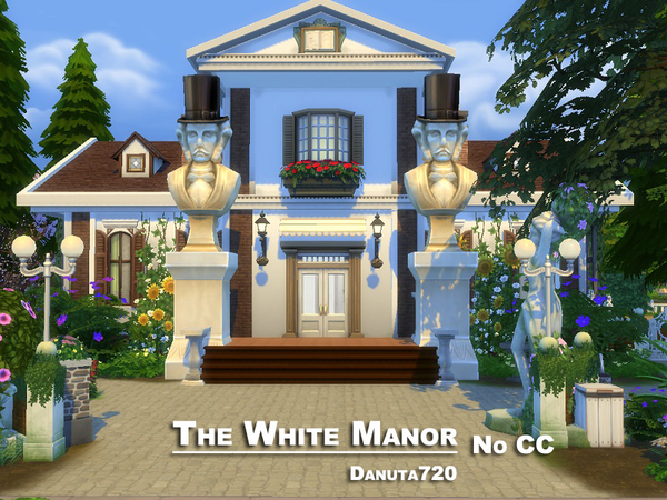Sims 4 The White Manor by Danuta720 at TSR
