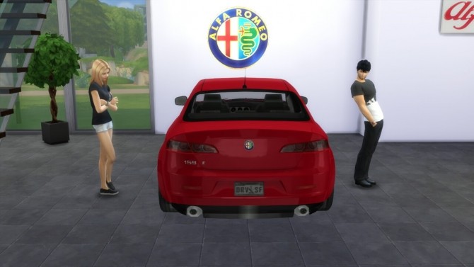 Sims 4 Alfa Romeo 159 Ti at LorySims