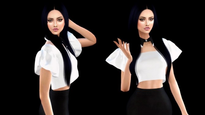 Sims 4 Pose Pack Trendy girl 02 at Angissi