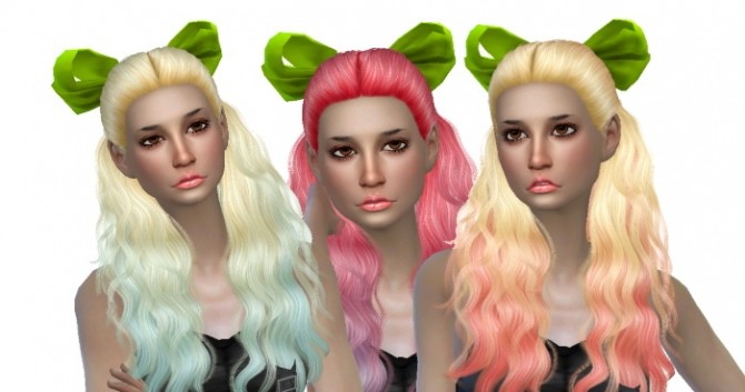 Sims 4 Cazy Hannah hair recolors at Dachs Sims